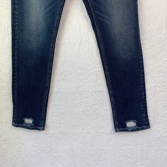 Kancan Filana Mid Rise Boyfriend Jeans Dark Wash Size 26 - Picture 6 of 14